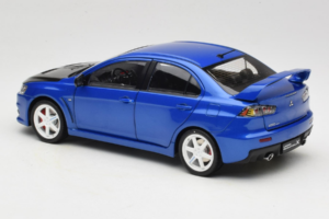 Mitsubishi Lancer Evolution X Blue OEM 1:18 MLE01 Diecast - image 7 of 8