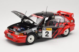 Mitsubishi Lancer Evolution VI #2 Y. Kataoka / S. Hayashi Winner Rally Canberra 1999 AUTOart 1:18 89942 Diecast - image 2 of 8