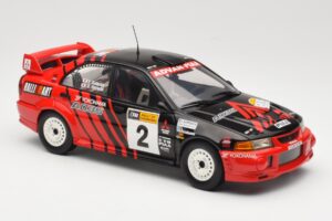 Mitsubishi Lancer Evolution VI #2 Y. Kataoka / S. Hayashi Winner Rally Canberra 1999 AUTOart 1:18 89942 Diecast - image 6 of 8