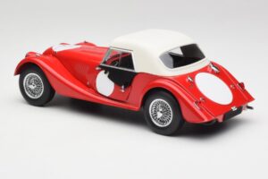 Morgan 4/4 Plus Competition Hardtop Red Kyosho 1:18 08114R Diecast - image 7 of 8