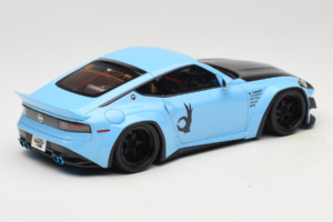Nissan Fairlady Z RZ34 Pandem China Blue Black GT Spirit 1:18 GT943 Resin - image 2 of 6