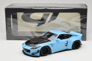 Nissan Fairlady Z RZ34 Pandem China Blue Black GT Spirit 1:18 GT943 Resin - image 6 of 6