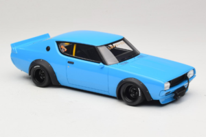 Nissan Skyline 2000 GT-R KPGC110 LB Works Blue Otto 1:18 OT1210 Resin - image 6 of 6