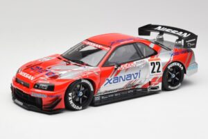 Nissan Skyline GT-R #22 M. Krumm / S. Motoyama Xanavi Nismo JGTC 2002 AUTOart 1:18 80277 Diecast