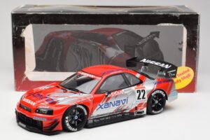Nissan Skyline GT-R #22 M. Krumm / S. Motoyama Xanavi Nismo JGTC 2002 AUTOart 1:18 80277 Diecast - image 6 of 6
