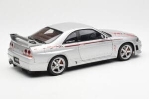 Nissan Skyline GT-R R33 R-Tune Silver AUTOart 1:18 77326 Diecast - image 3 of 8