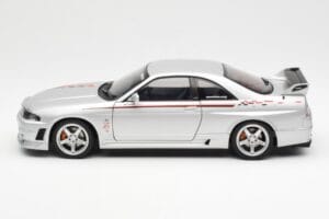 Nissan Skyline GT-R R33 R-Tune Silver AUTOart 1:18 77326 Diecast - image 4 of 8