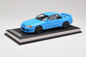 Nissan Skyline GT-R R32 Customized Version Blue MotorHelix 1:18 MH029CB Resin - image 2 of 7