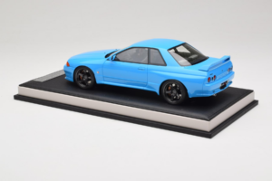 Nissan Skyline GT-R R32 Customized Version Blue MotorHelix 1:18 MH029CB Resin - image 5 of 7