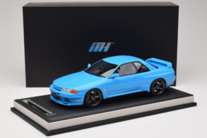 Nissan Skyline GT-R R32 Customized Version Blue MotorHelix 1:18 MH029CB Resin - image 7 of 7