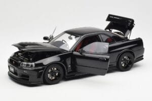 Nissan Skyline GT-R R34 NISMO Z-Tune Black AUTOart 1:18 77355 Diecast - image 2 of 8