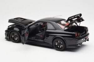 Nissan Skyline GT-R R34 NISMO Z-Tune Black AUTOart 1:18 77355 Diecast - image 5 of 8