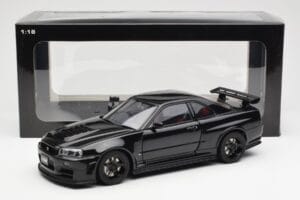 Nissan Skyline GT-R R34 NISMO Z-Tune Black AUTOart 1:18 77355 Diecast - image 8 of 8