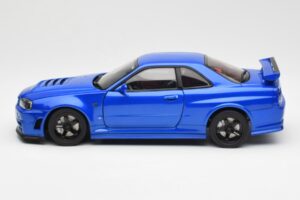 Nissan Skyline GT-R R34 NISMO Z-Tune Bayside Blue AUTOart 1:18 77354 Composite - image 4 of 8