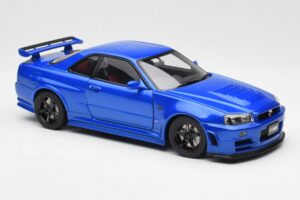 Nissan Skyline GT-R R34 NISMO Z-Tune Bayside Blue AUTOart 1:18 77354 Composite - image 6 of 8