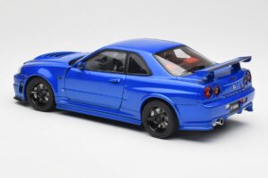 Nissan Skyline GT-R R34 NISMO Z-Tune Bayside Blue AUTOart 1:18 77354 Composite - image 7 of 8