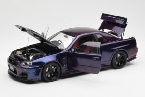 Nissan Skyline GT-R R34 NISMO Z-Tune Midnight Purple III AUTOart 1:18 77464 Composite - image 2 of 8