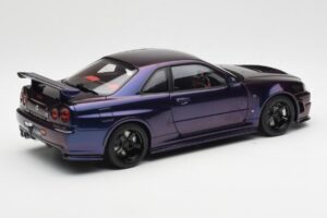 Nissan Skyline GT-R R34 NISMO Z-Tune Midnight Purple III AUTOart 1:18 77464 Composite - image 3 of 8