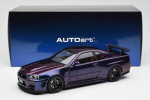 Nissan Skyline GT-R R34 NISMO Z-Tune Midnight Purple III AUTOart 1:18 77464 Composite - image 8 of 8