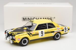 Opel Commodore A Steinmetz #9 J. Haxhe / P. Toussaint 24 Hours of Spa 1970 Minichamps 1:18 107704609 Diecast - image 6 of 6