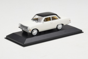 Opel Rekord A White Black Roof Minichamps 1:43 430041002 Diecast - image 2 of 4