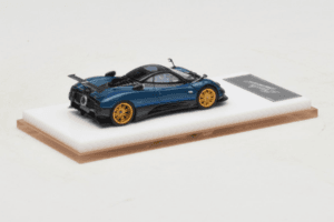 Pagani Zonda Tricolore Exposed Carbon Blue Henson & Heaven 1:64 PZTECB01 Diecast - image 3 of 7