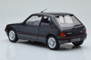 Peugeot 205 GTi 1.6 Graphite Grey Norev 1:18 184845 Diecast - image 7 of 8