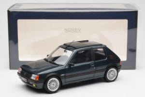Peugeot 205 GTI 1.9 Magic Sorrento Green Norev 1:18 184859 Diecast - image 8 of 8