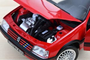 Peugeot 205 GTi 1.9 PTS Deco Vallelunga Red Norev 1:18 184846 Diecast - image 3 of 3