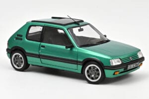 Peugeot 205 GTi Griffe With Window Roof Green Norev 1:18 184847 Diecast