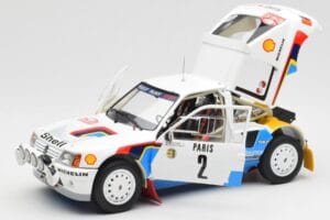 Peugeot 205 T16 #2 A. Vatanen / T. Harryman Rally Monte Carlo 1985 Norev 1:18 184864 Diecast - image 2 of 8