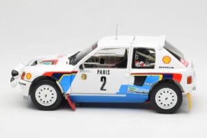 Peugeot 205 T16 #2 A. Vatanen / T. Harryman Rally Monte Carlo 1985 Norev 1:18 184864 Diecast - image 4 of 8