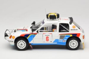 Peugeot 205 T16 Peugeot Talbot Sport T. Salonen / S. Harjanne Safari Rally 1985 Otto 1:18 OT1161 Resin - image 3 of 6