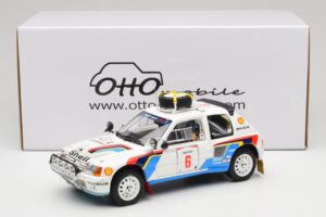 Peugeot 205 T16 Peugeot Talbot Sport T. Salonen / S. Harjanne Safari Rally 1985 Otto 1:18 OT1161 Resin - image 6 of 6