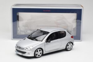 Peugeot 206 RC Aluminium Silver Norev 1:18 184726 Diecast - image 8 of 8