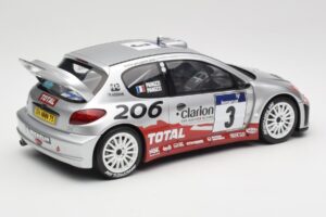 Peugeot 206 WRC #3 G. Panizzi / H. Panizzi Rally Tour de Corse 2002 Otto 1:18 OT1085 Resin - image 2 of 6
