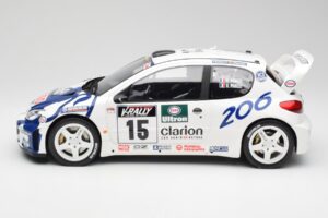 Peugeot 206 WRC G. Panizzi / H. Panizzi Tour de Corse 1999 Otto 1:12 G081 Resin - image 3 of 6