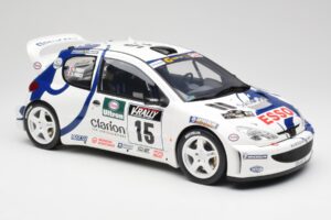 Peugeot 206 WRC G. Panizzi / H. Panizzi Tour de Corse 1999 Otto 1:12 G081 Resin - image 4 of 6