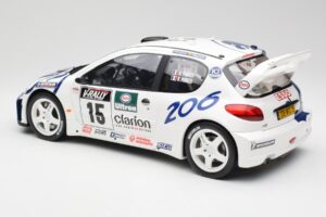 Peugeot 206 WRC G. Panizzi / H. Panizzi Tour de Corse 1999 Otto 1:12 G081 Resin - image 5 of 6