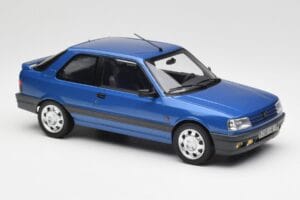 Peugeot 309 GTi16 Miami Blue Norev 1:18 184881 Diecast - image 4 of 6