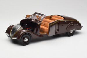 Peugeot 402 Eclipse Chocolate Norev 1:18 184873 Diecast - image 2 of 12