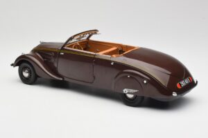 Peugeot 402 Eclipse Chocolate Norev 1:18 184873 Diecast - image 9 of 12