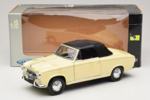 Peugeot 403 Cabriolet Beige Welly 1:18 12551HW Diecast - image 6 of 6