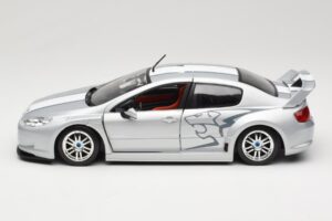 Peugeot 407 Racing Silver Solido 1:18 90642 Diecast - image 4 of 8