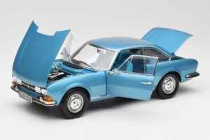 Peugeot 504 Coupe Blue Norev 1:18 184755 Diecast - image 2 of 8