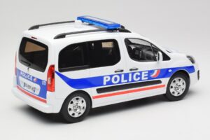 Peugeot Partner Police Blue Norev 1:18 184891 Diecast - image 2 of 6