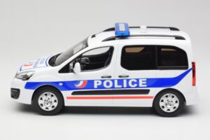 Peugeot Partner Police Blue Norev 1:18 184891 Diecast - image 3 of 6
