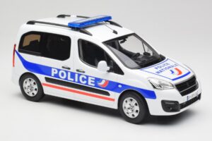 Peugeot Partner Police Blue Norev 1:18 184891 Diecast - image 4 of 6