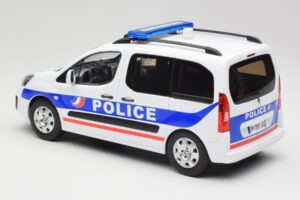 Peugeot Partner Police Blue Norev 1:18 184891 Diecast - image 5 of 6
