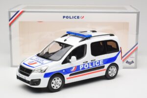 Peugeot Partner Police Blue Norev 1:18 184891 Diecast - image 6 of 6